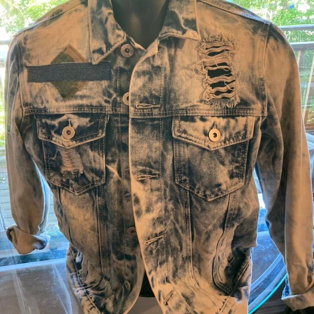 Unbranded Women's Blue and Grey Jacket
